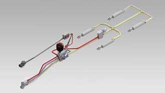 Tvåkrets bromssystem Dual-Line